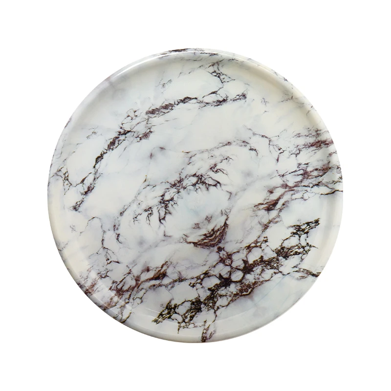 Индивидуальная декоративная обеденная тарелка плоская круглая тарелка Reusabule тарелка пластиковая тарелка