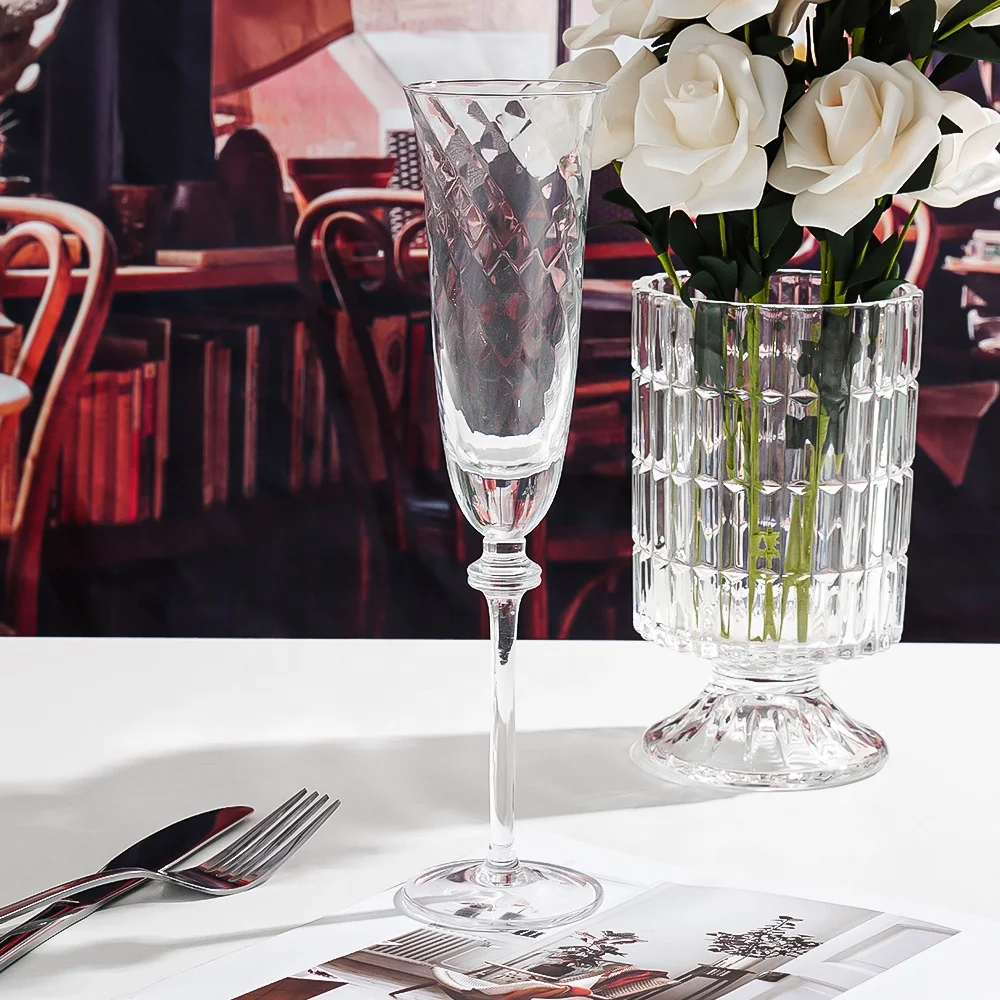 Оптический дизайн прозрачное Хрустальное стекло красное Вино Бокал Шампанское бокалы для вина