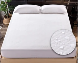 Stain Protection Waterproof Secure Fitted Twin Baby Crib Mattress Pad Cover Protector
