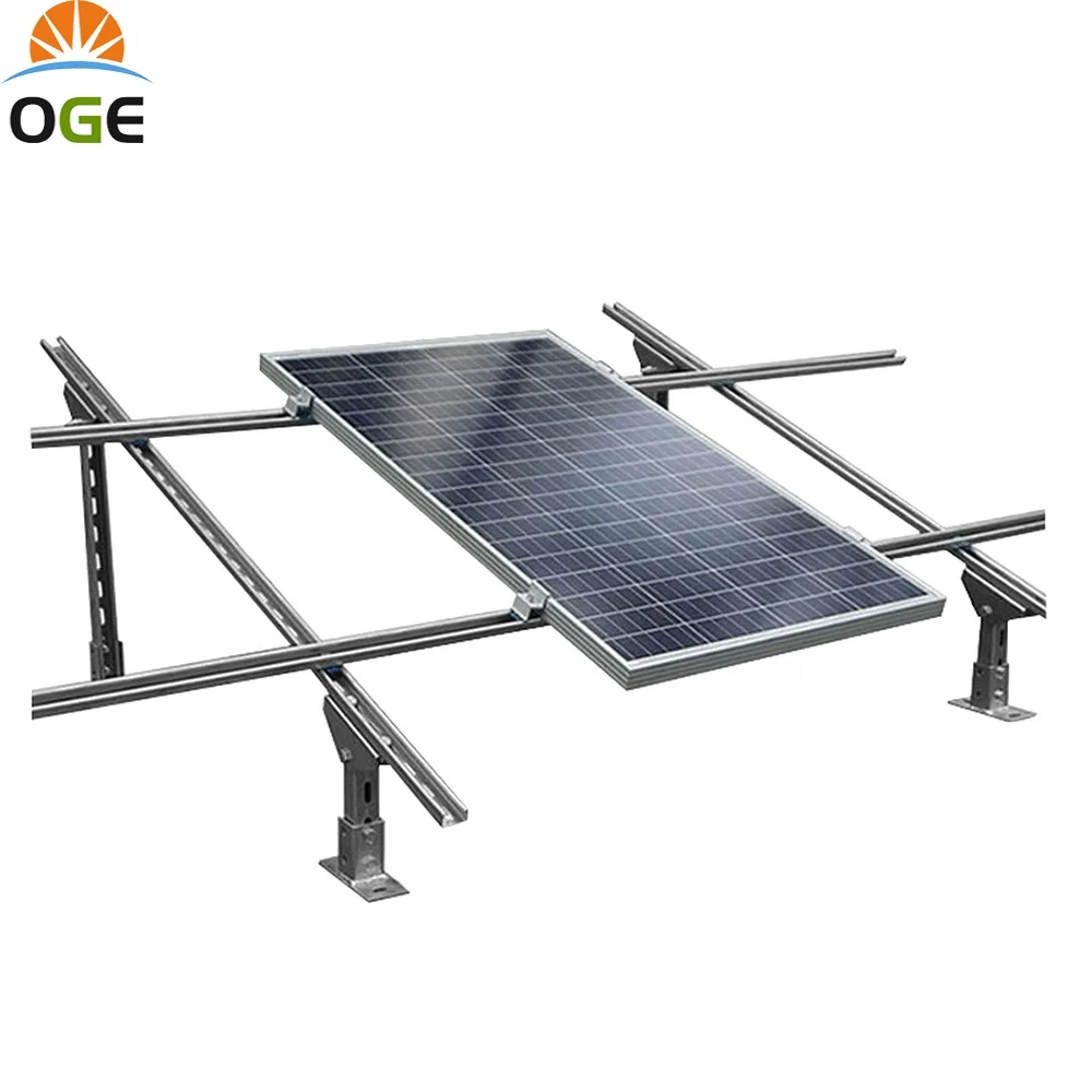 Solar Mounting System / Solar Roof Mounting Triangle Bracket Flat Roof Ballast Pitched Roof Car Parking Shed