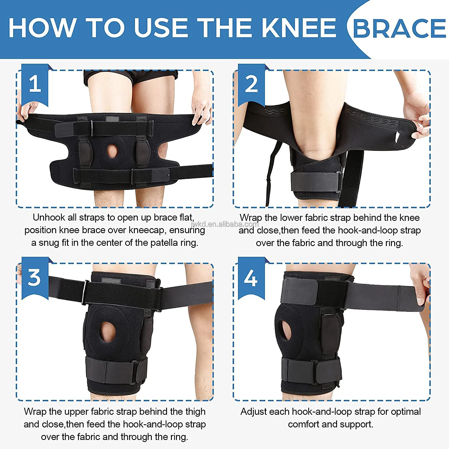 Factory Price Healthcare Orthopedic Clinic Rehabilitation Knee Brace Orthosis for Dislocation