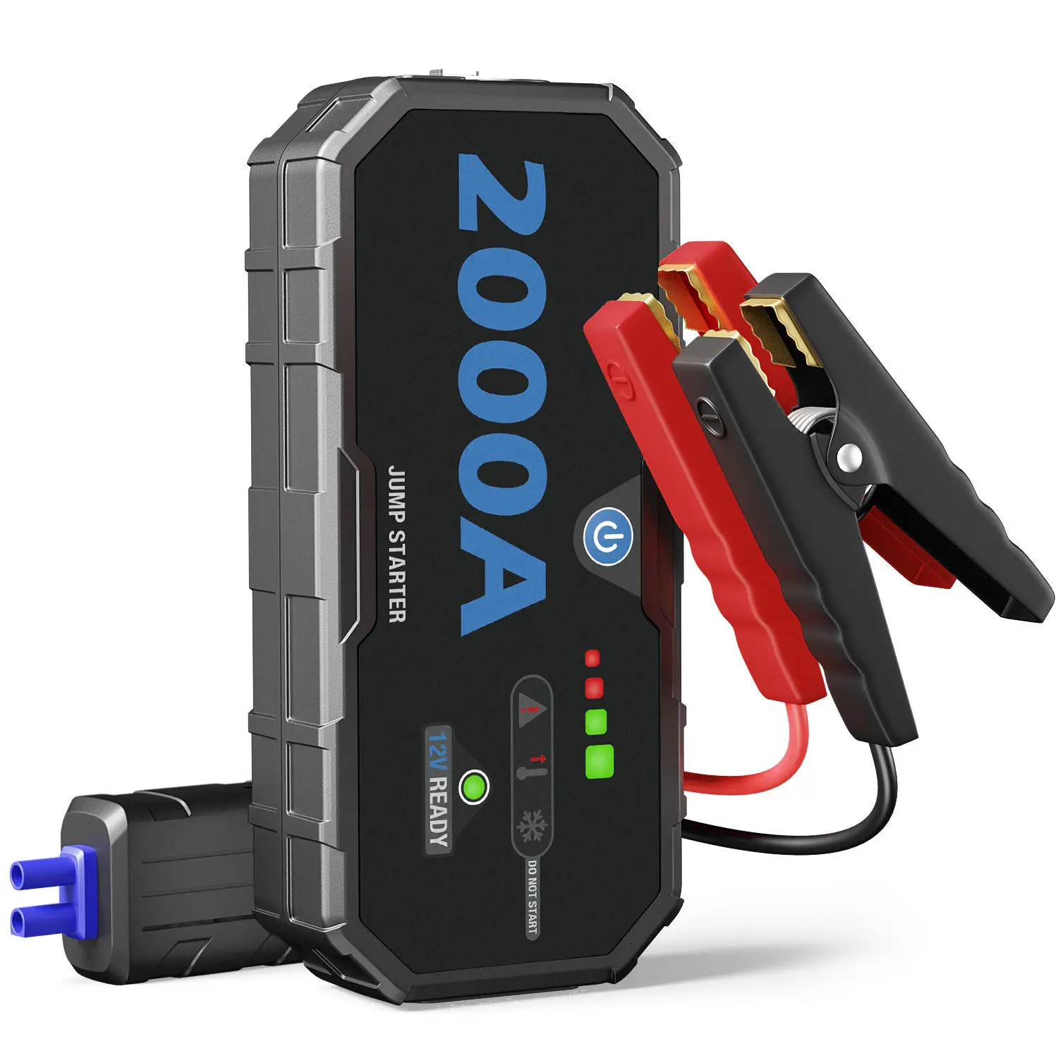 Multifunction 12V Jump Starter And Power Bank 2000A Battery Booster Car Jump Starter Car Jump Starter With Wireless Charger