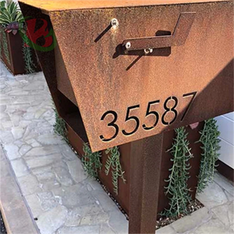 modern outdoor garden mailbox