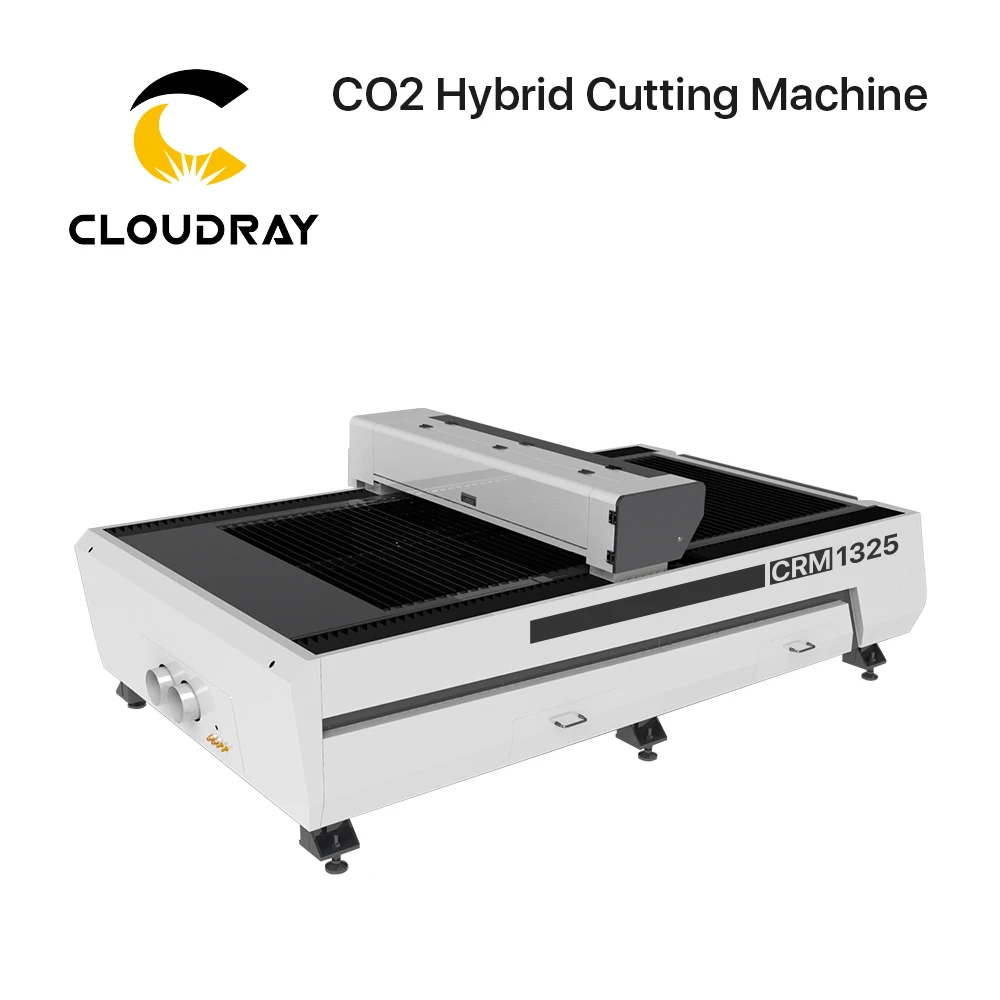  Cloudray BD16 1325 130 Вт CO2 лазерный смешанный Гибридный станок для резки ткани металла и