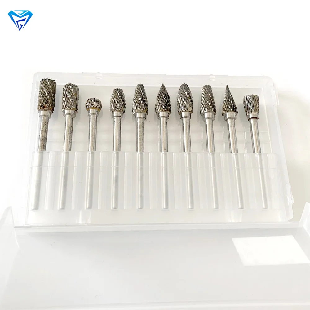 Shapes High Performance Long Handle Competitive Price In New Technology Develop Tungsten Carbide Yg6 Yg8 Yg10 Rotary Burr