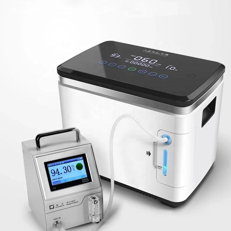 Household molecular sieve medical oxygen generator concentrator for eldly people