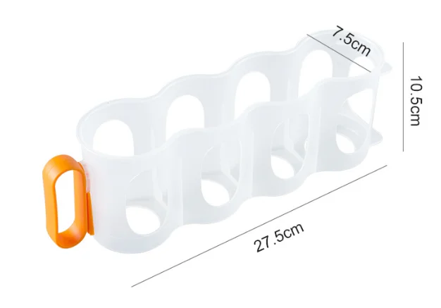 Portable Kitchen Cabinet Fridge Storage Sliding Rack Beer Can Holder Stackable Can Dispenser Organizer Storage rack