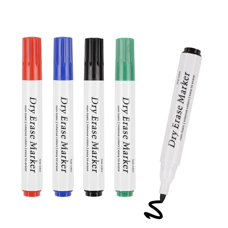 Customized High-quality Teaching Erasable Dry White Board Markers White Board Marker for Office School Supplies