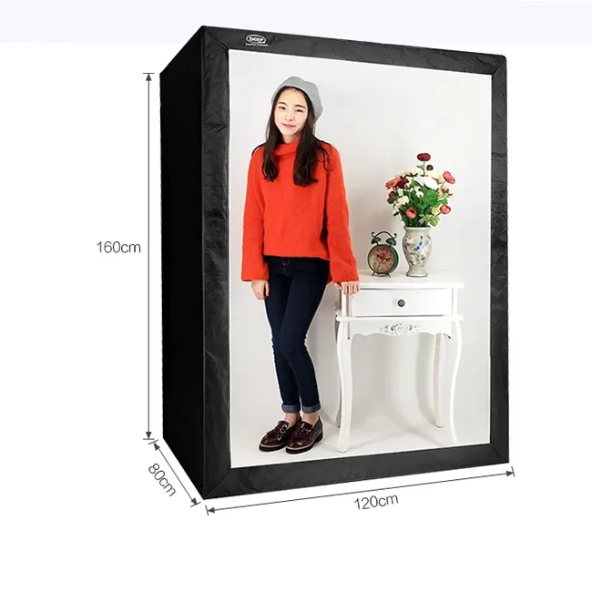 Good selling DEEP 160cm / 200cm Portable Studio Flash Kit Led Product Photography Props Light Box For Photography