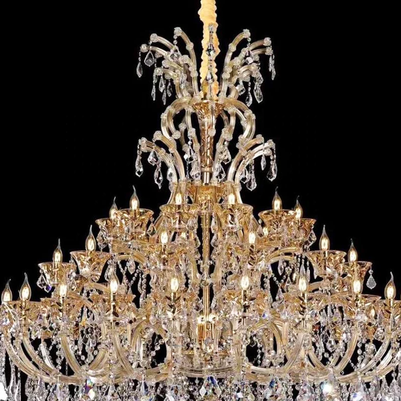 Большая хрустальная люстра Maria Theresa лампа роскошный отель осветительная