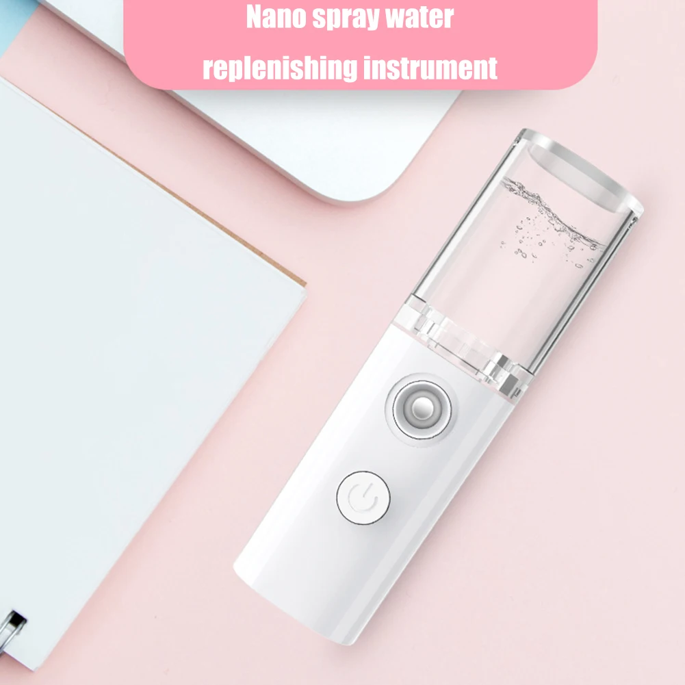 Mini Nano Face Steamer USB Nebulizer Moisturizer Skin Care Women Facial Mist Sprayer