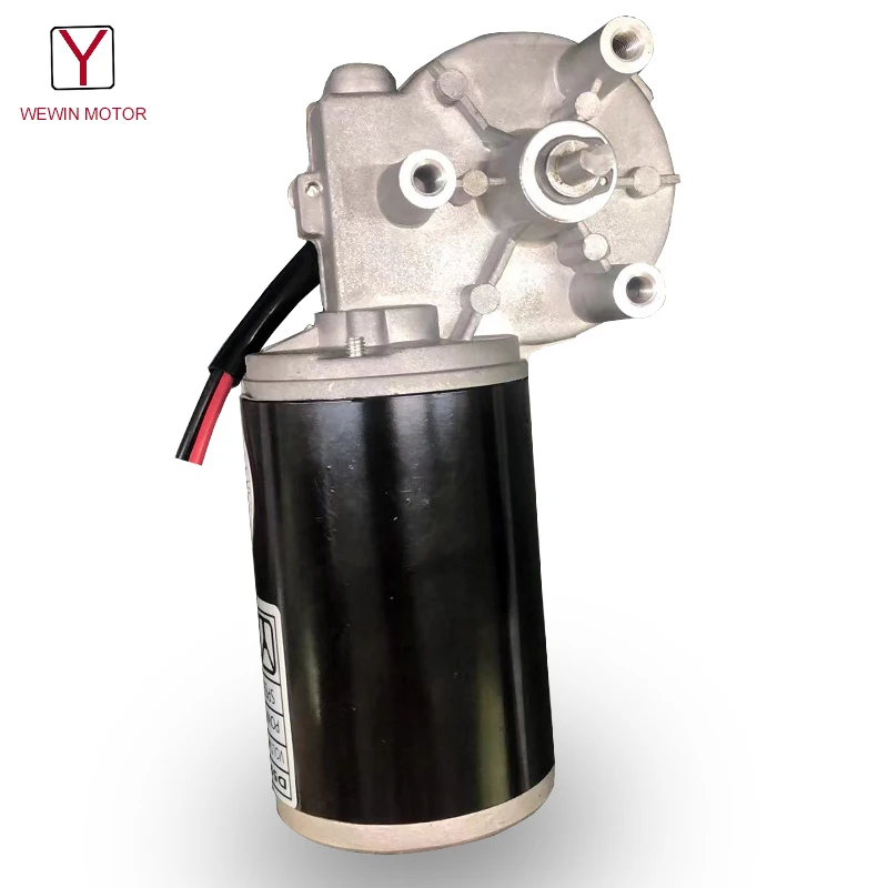 24V Dc Gear Motor Brushed Copper Geared Reducer Motor High Torque 40 Watt Dc Motor