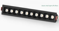 Suspended Office Led Linear Pendant Light Lamp Recessed  High Quality Led Linear Light No Blue Light Risk 3