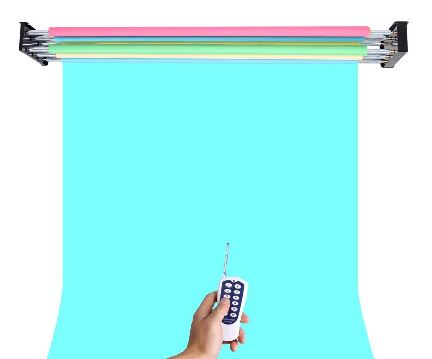 4 оси Электрический фон опорный Лифт фон для фотосъемки с изображением система поддержки дистанционного управления лифтом