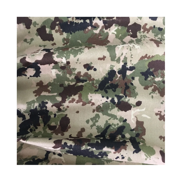 Good suppliers hot selling knit fabric printed cotton Jungle camouflage fabric
