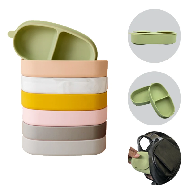 Factory custom Wholesale Baby Silicone Placemat Kids Bowls Dishes Plates Baby Products of All Types
