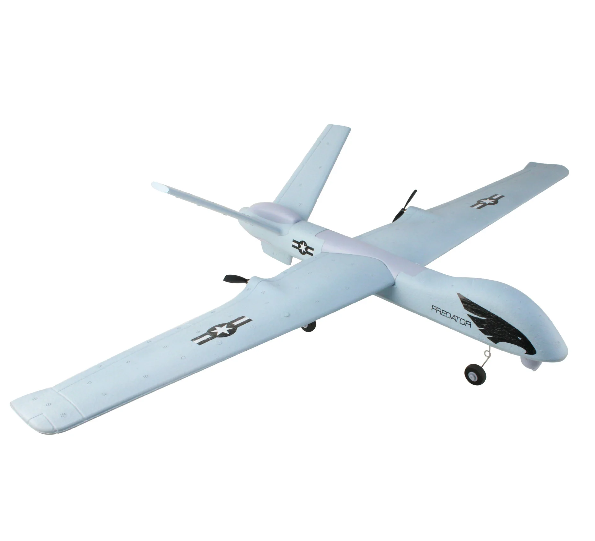 XUEREN ZC Z51 Дети DIY самолет rc игрушка вертолет 2 4G 2CH Хищник размах крыльев дистанционное управление планер пенопластовый