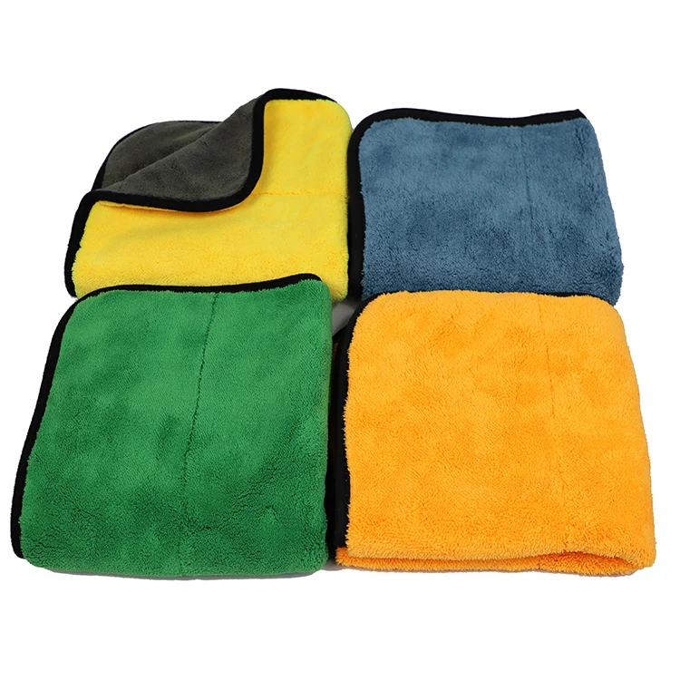 Strong water absorption coral velvet cleaning cloth 800gsm microfiber towel for car cleaning
