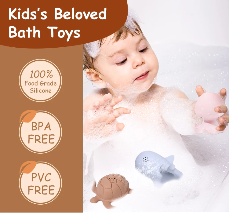 Оптовая продажа многоцветные силиконовые игрушки для детей