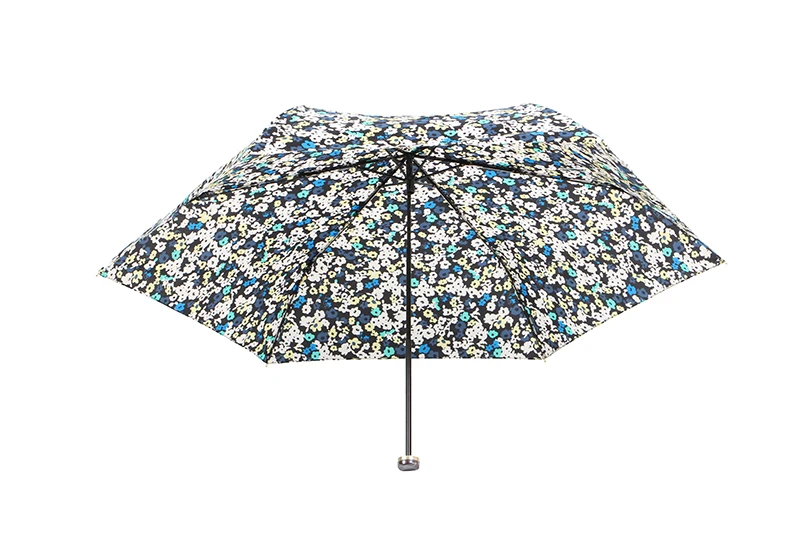 3 folding Japan pattern pongee printed ladies women umbrella with carrying bag
