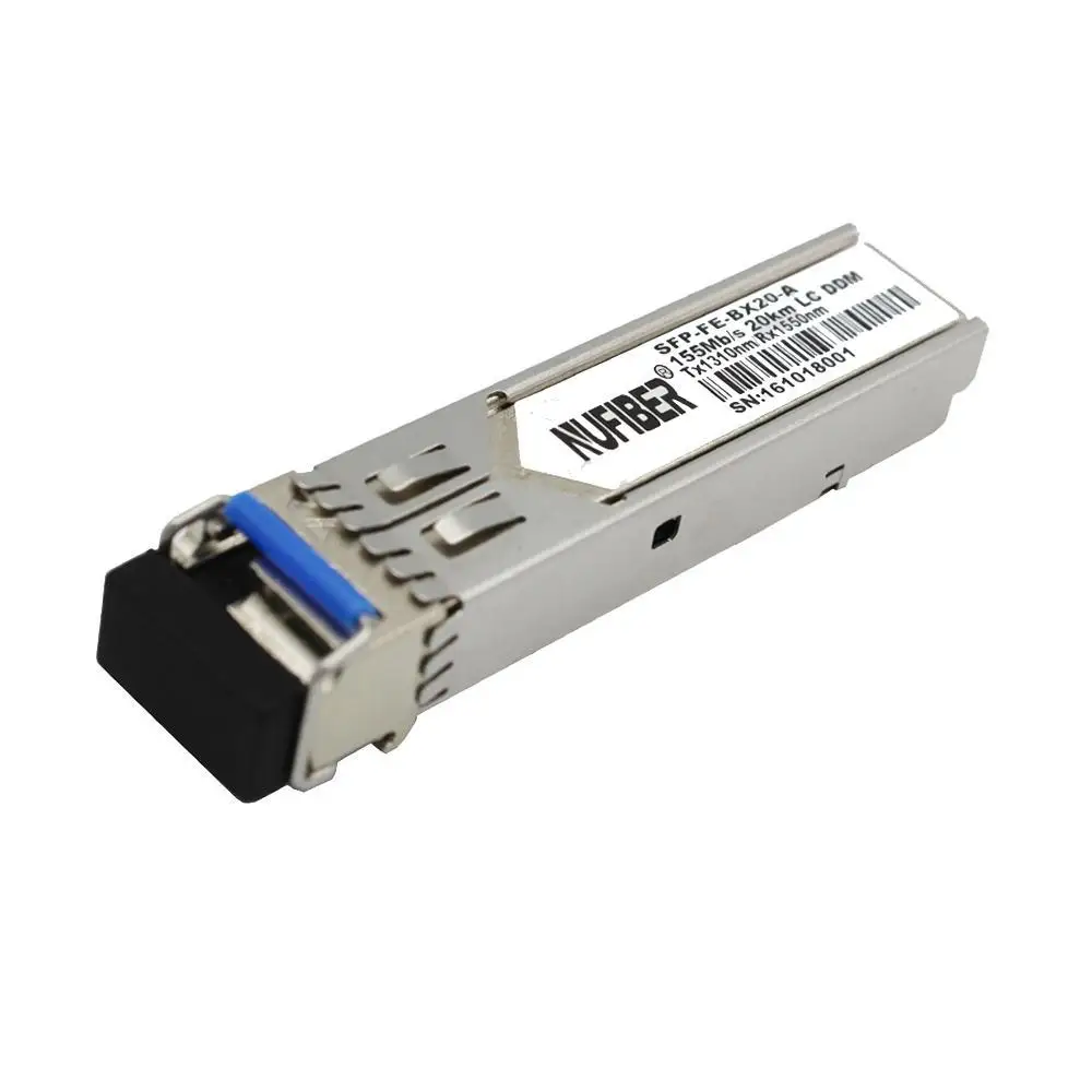 SFP FE-BX20-SM1310 1550 155Mb/s 20km LC DDM Tx1550nm/Rx1310nm Optical Transceiver