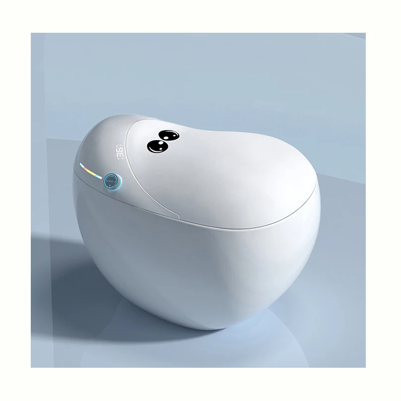 Modern washing custom bathroom siphon jet flushing automatic flush wc bidet toilet ceramic smart toilet with remote control