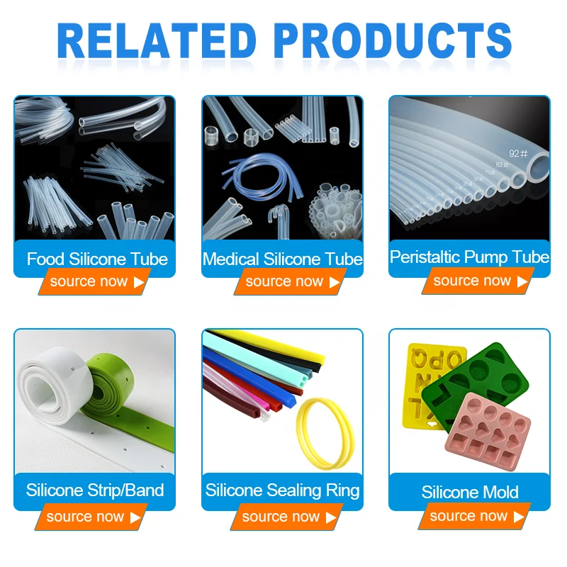Прозрачная силиконовая резиновая труба для бутылки с водой