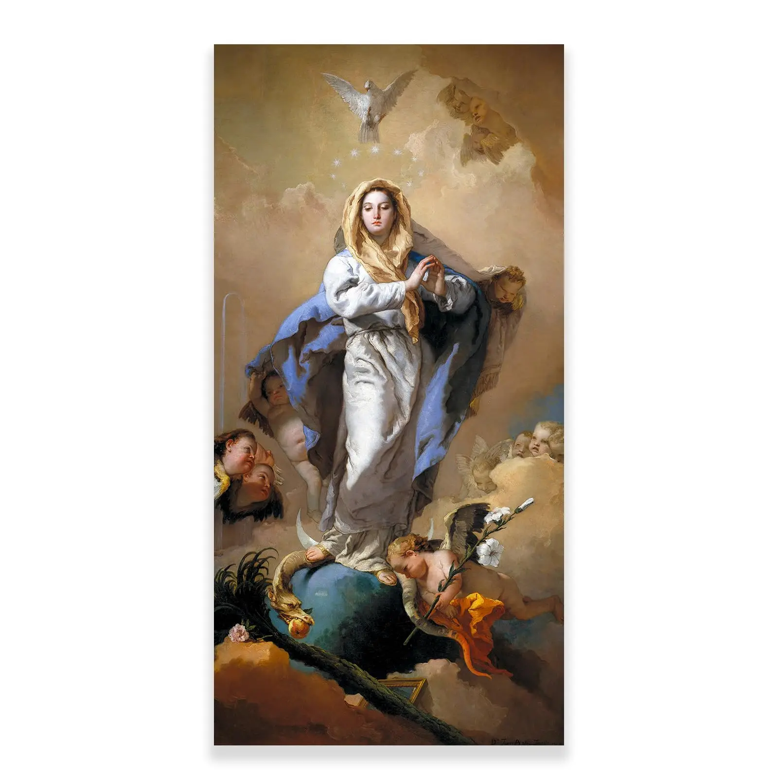 A Retreat on The Immaculate Conception Custom Handpainted Portrait Oil Painting NUDE painting