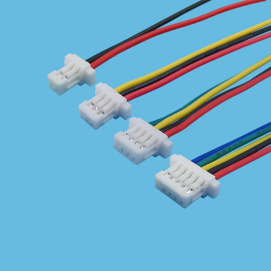 SH 1.0 JST SH1.0 2/3/4/5/6/7/8 Pin Female Plug Wire Terminal Cable Connector Single Head Electronic Line 28AWG 10cm
