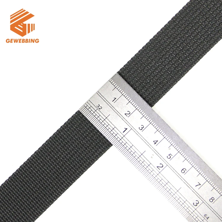 Durable Soft Nylon Webbing For Dog Leash Nylon 66 Webbing Straps Recyclable Polypropylene Nylon Webbing For Backpack Handles