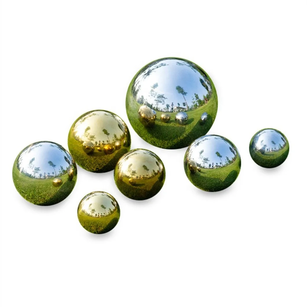 200 mm 300 mm Metallic Spheres Stainless Steel Hollow Ball