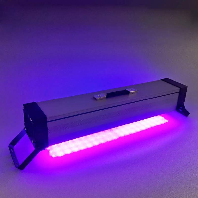 500 Вт Светодиодная портативная УФ коллоидная лампа для отверждения, печатающая головка, струйный фотопринтер, промышленность, 365нм 395нм 405нм cob УФ светодиодная лампа для отверждения