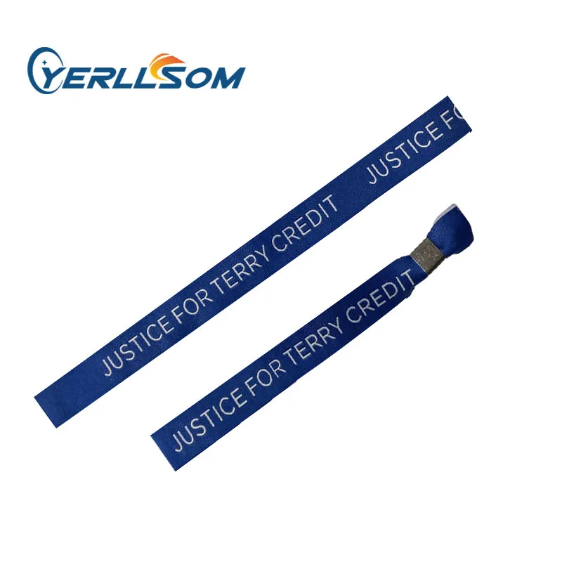 YERLLSOM Custom Music Festival Printed Cloth Wristbands For Events Y22092810