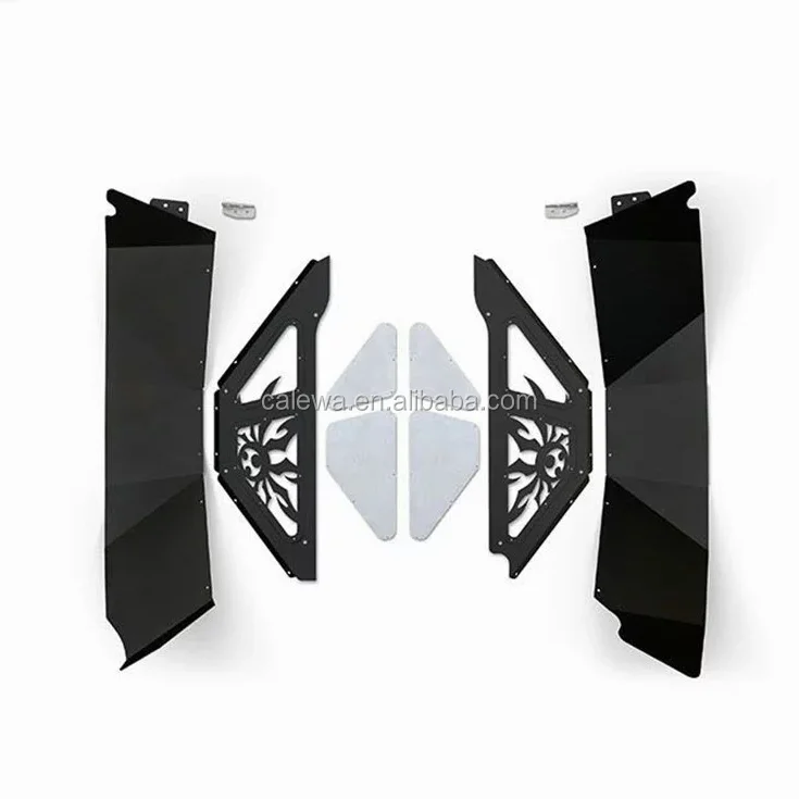 
Steel Inner Fender kits forJeep Wrangler JK JKU Aluminum flare trims 