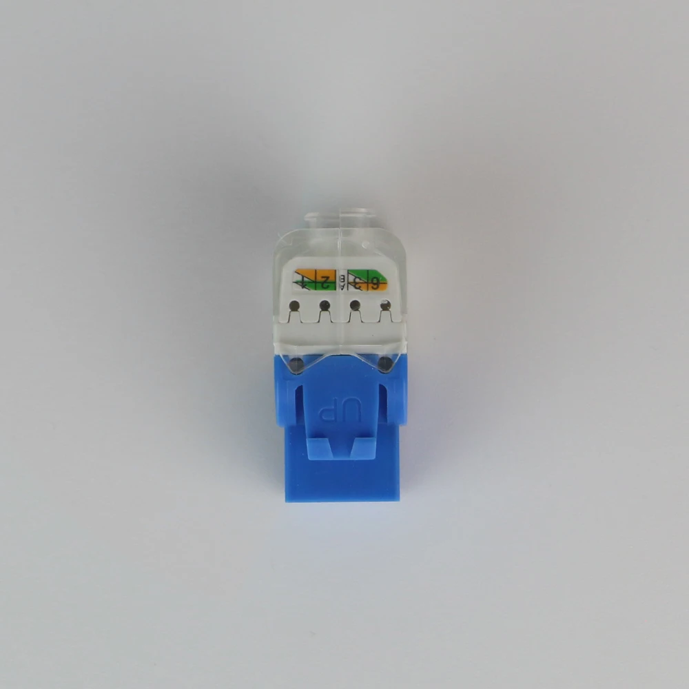  Высококачественный заводской продукт 180 градусов UTP rj45 cat6 keystone jack