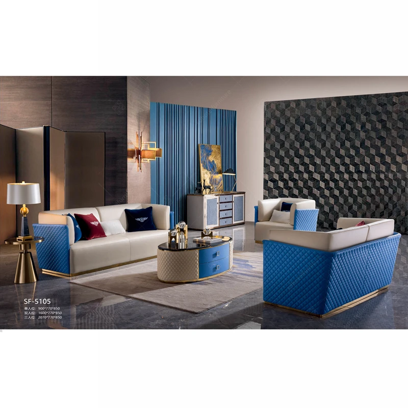 2021 Foshan Modern Hotel Furniture  Luxury  Living Room Sofa Design with Superb Quality