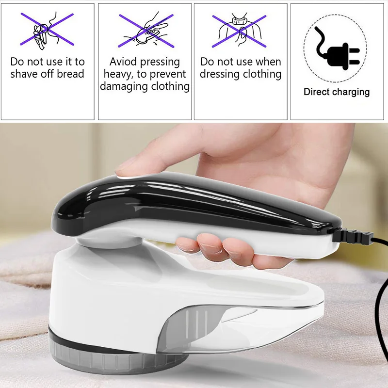 Plug-in Type Lint Remover Six Blades Electric Fabric Lint Remover Clothes Hair Ball Remover