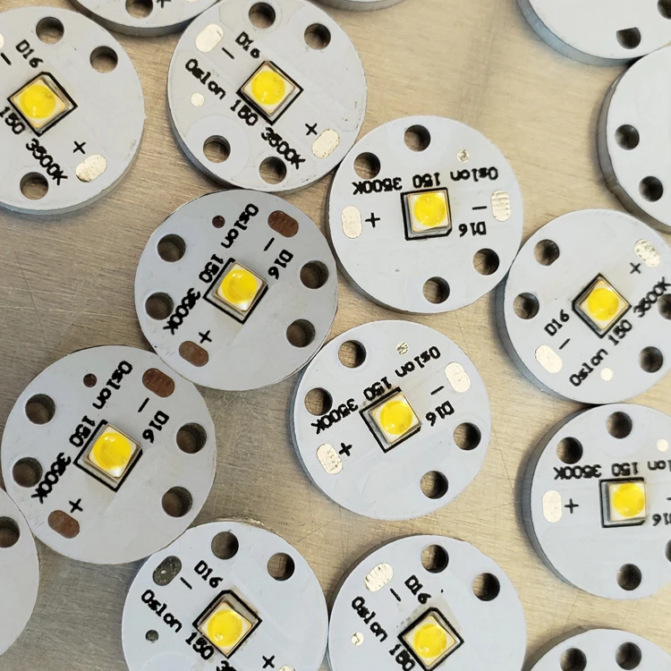 5 Years Warranty OEM Circular Round Shape Top Brand High Power 3w Led with Lens LED PCB Circuit Board Assembly and Manufacture