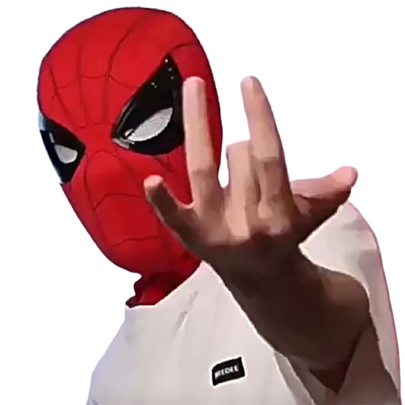 spiderman-mask Electronic Cosplay ring remote control spiderman mask with moving eyes spiderman mask with moving eyes