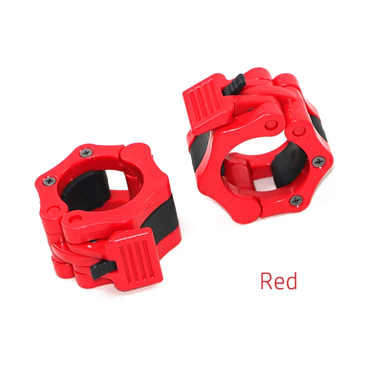 
Manufacturer weight lifting plastic barbell bar collar Barbell Collar Clamps 