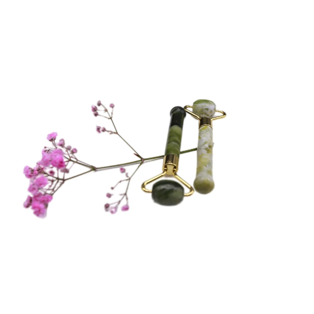 Private Label Face Stone Massage Onyx Jade Roller with Package Box Wholesale Single - headed Jade Roller Massager