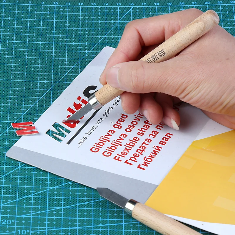 A3 A4 A5 PVC Cutting Mat Patchwork Cut Pad Sewing Manual DIY Knife Engraving Leather Cutting Board Single Side Underlay