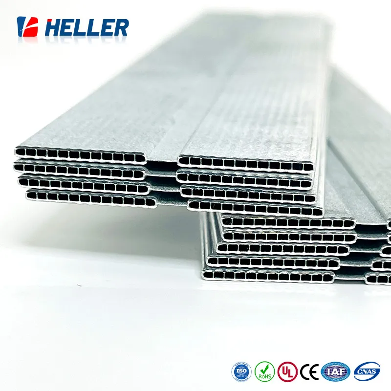 Finishing alloy-coated flux tube large 25-hole 87 * 3 3003 microchannel flat aluminum radiator tube