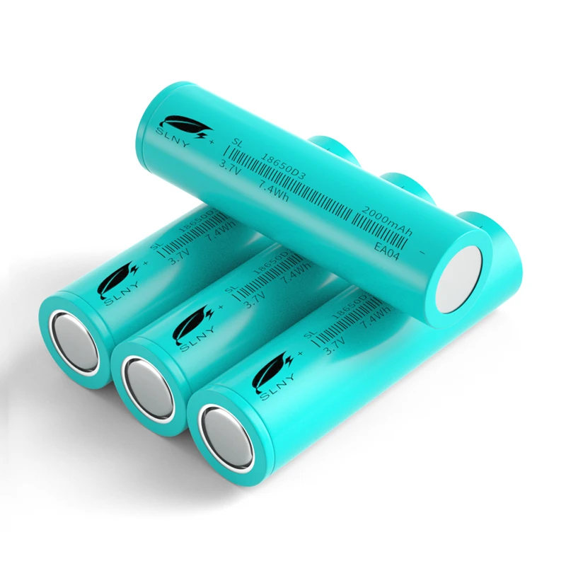 Wholesale 18650 rechargeable inr 3.7v 2000mah 3C lithium ion battery for electric vehicles