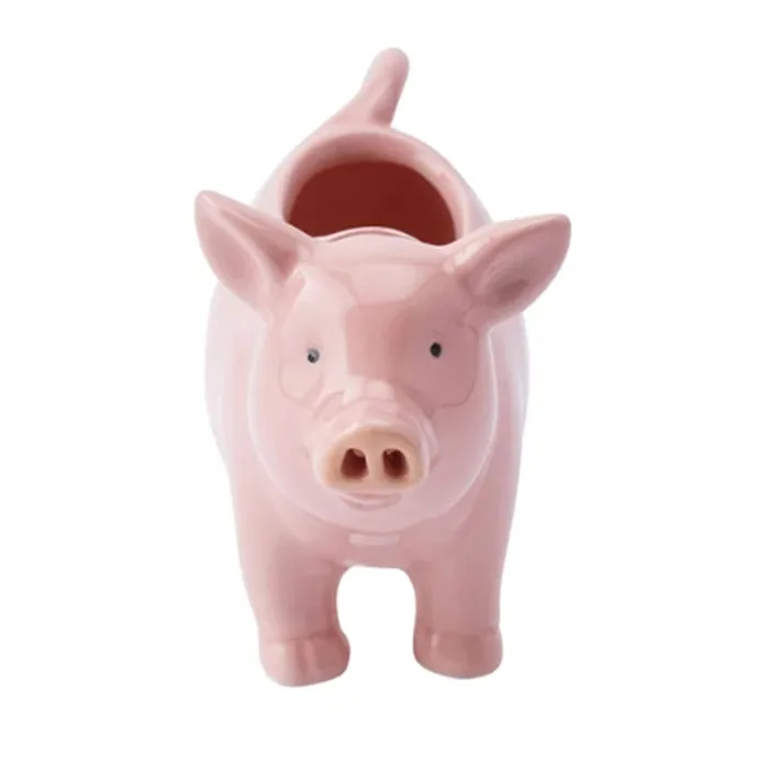 Ceramic Pig Milk Jug