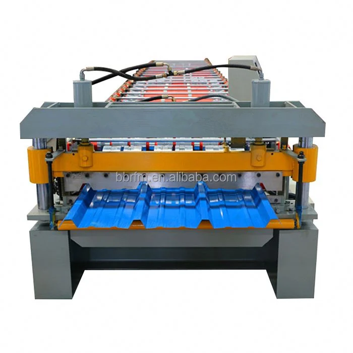 FOB Tianjin Galvanized Corrugated Metal Roofing Sheet Panel Rolling Making Machine