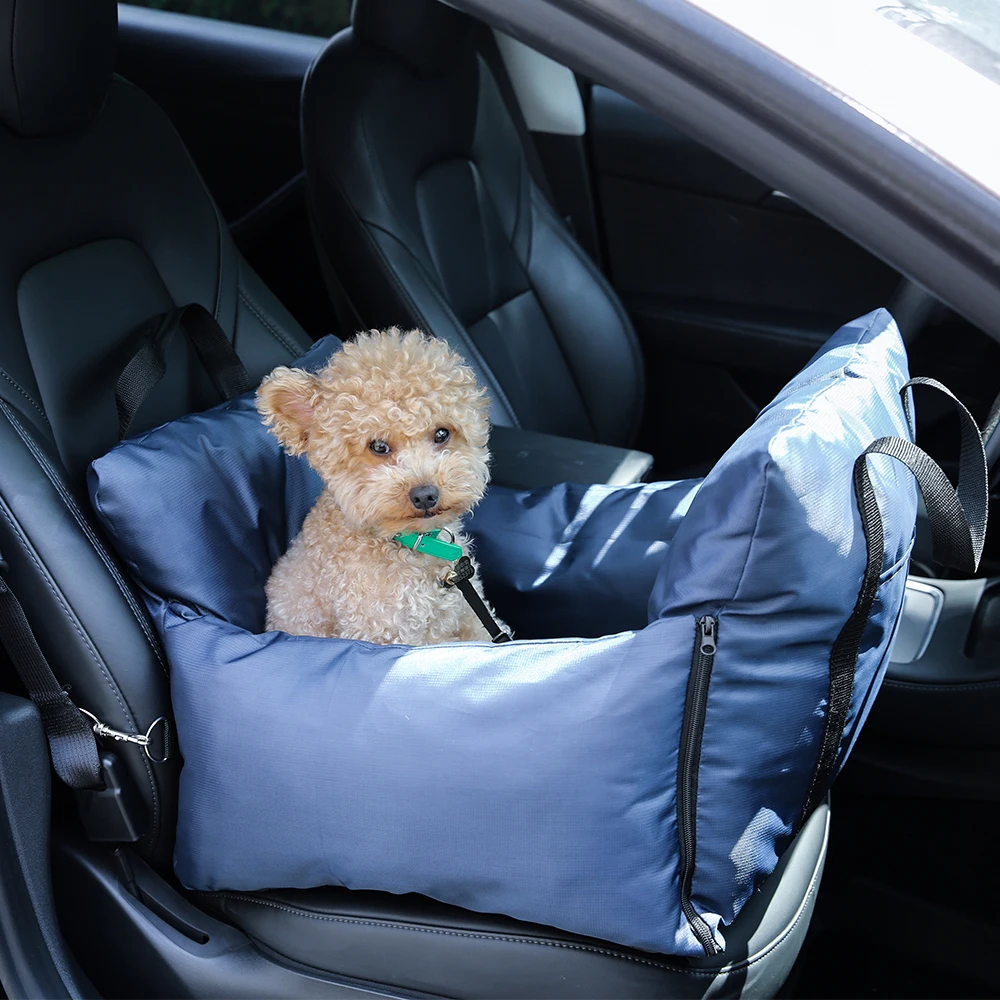 PETSTAR Trending Products High Market Potential  Luxury Safety Portable Waterproof Center Console Dog Car Booster Seat Bed