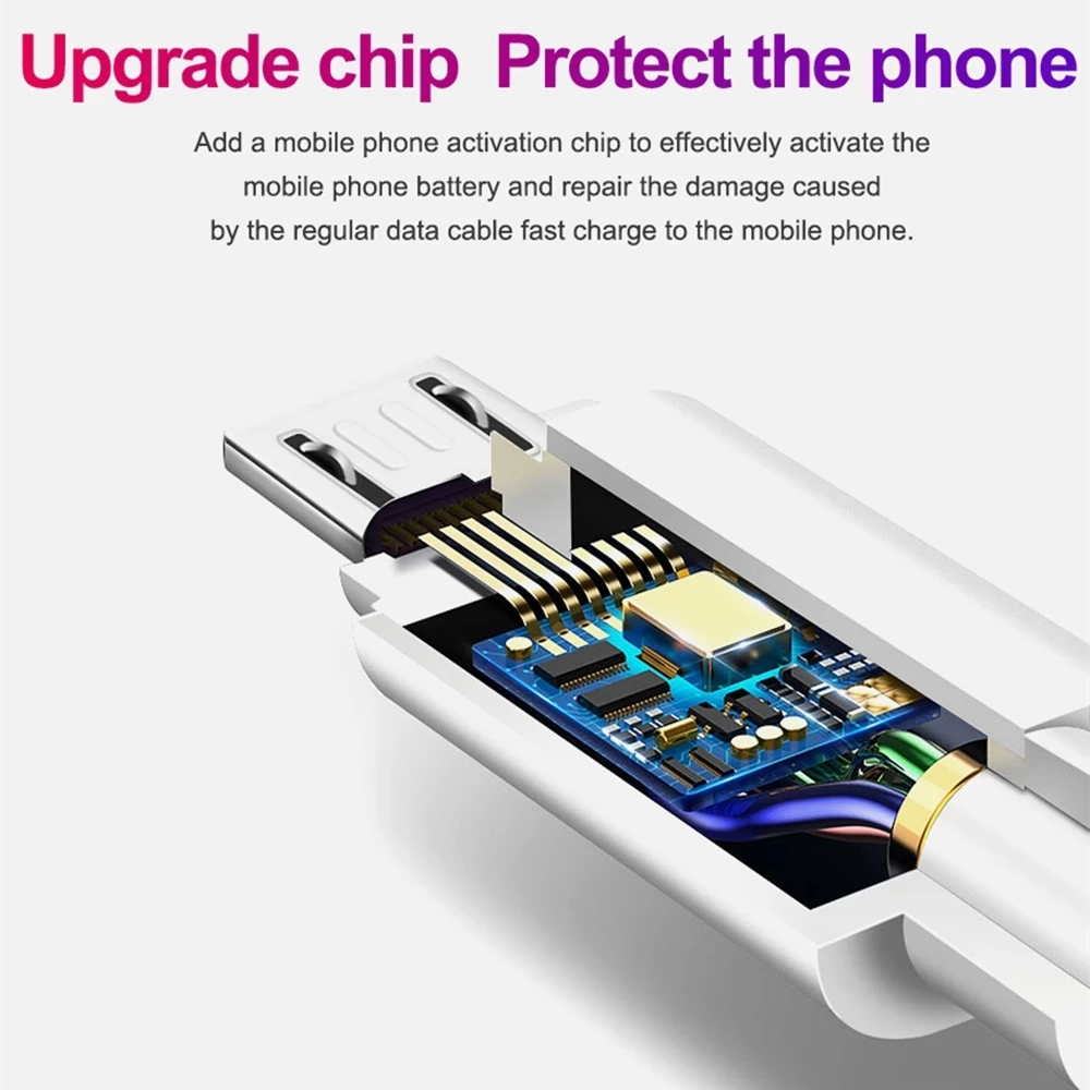  2021 кабель для синхронизации данных Android a быстрой зарядки Шнур Micro Usb передачи 1 метр Huawei Xiaomi