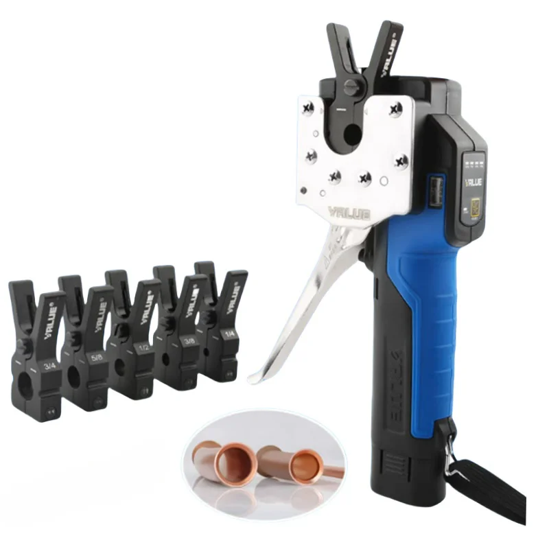 Value Hydraulic Copper Tube Expander Lithium Battery 7.4V VEF-1 Automatic Electric Tube Expander