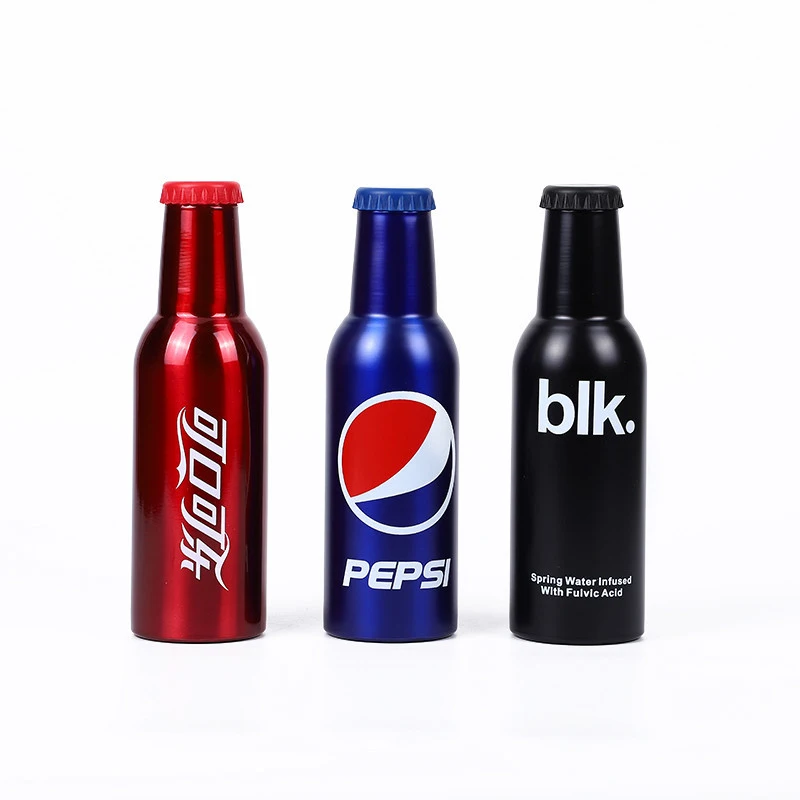 Креативная пивная бутылка-Кокс, американская спортивная чашка для улицы, вакуумный термос из нержавеющей стали, изготовленный на заказ